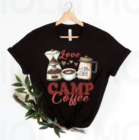 Camp Coffee Graphic Tee