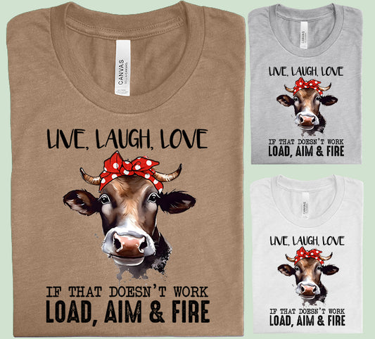 Live Laugh Love Graphic Tee