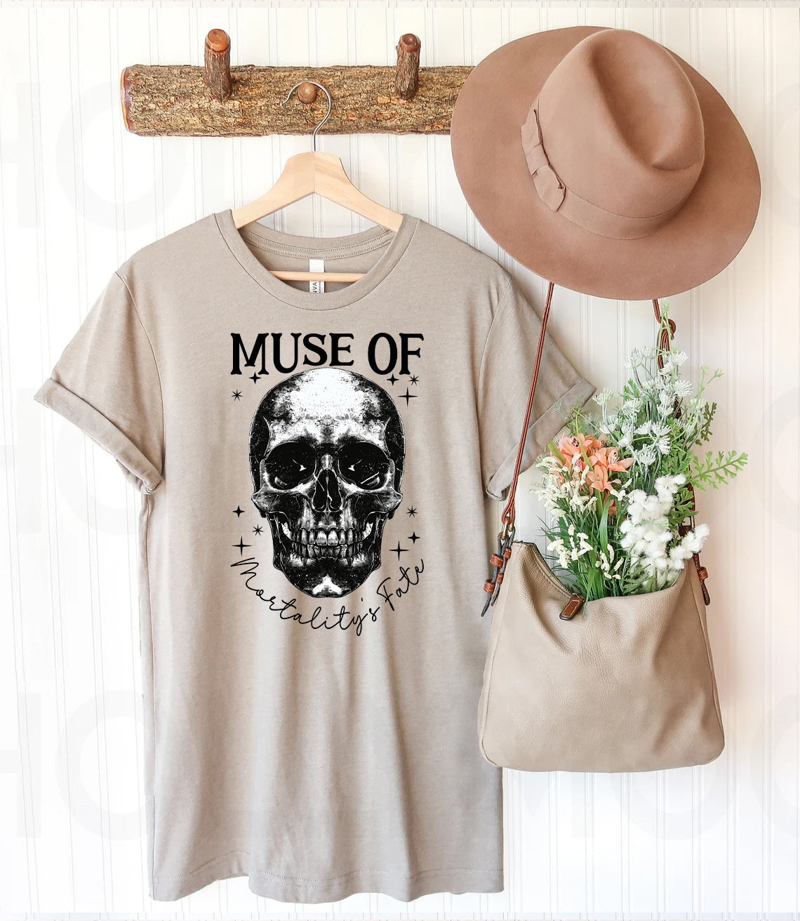Muse of Mortality's Fate Graphic Tee