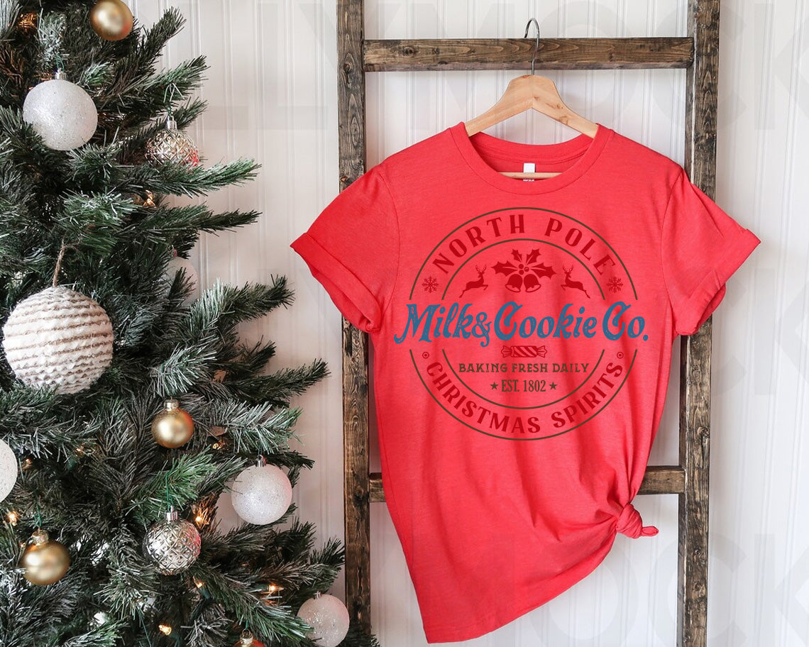 North Pole Milk & Cookie Co Graphic Tee