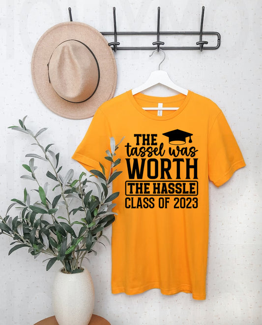 The Tassel was Worth the Hassle Class of 2023 Graphic Tee