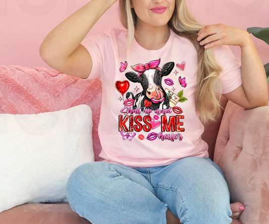 Shut Up and Kiss Me Heifer Graphic Tee