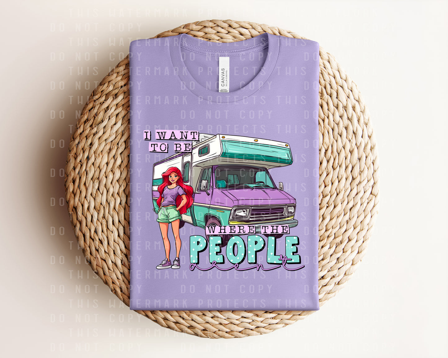 I Want to Be Where the People Aren't Graphic Tee