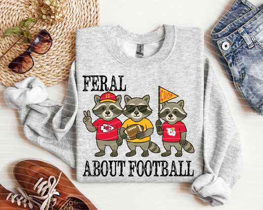 Feral About Football Chiefs Graphic Tee