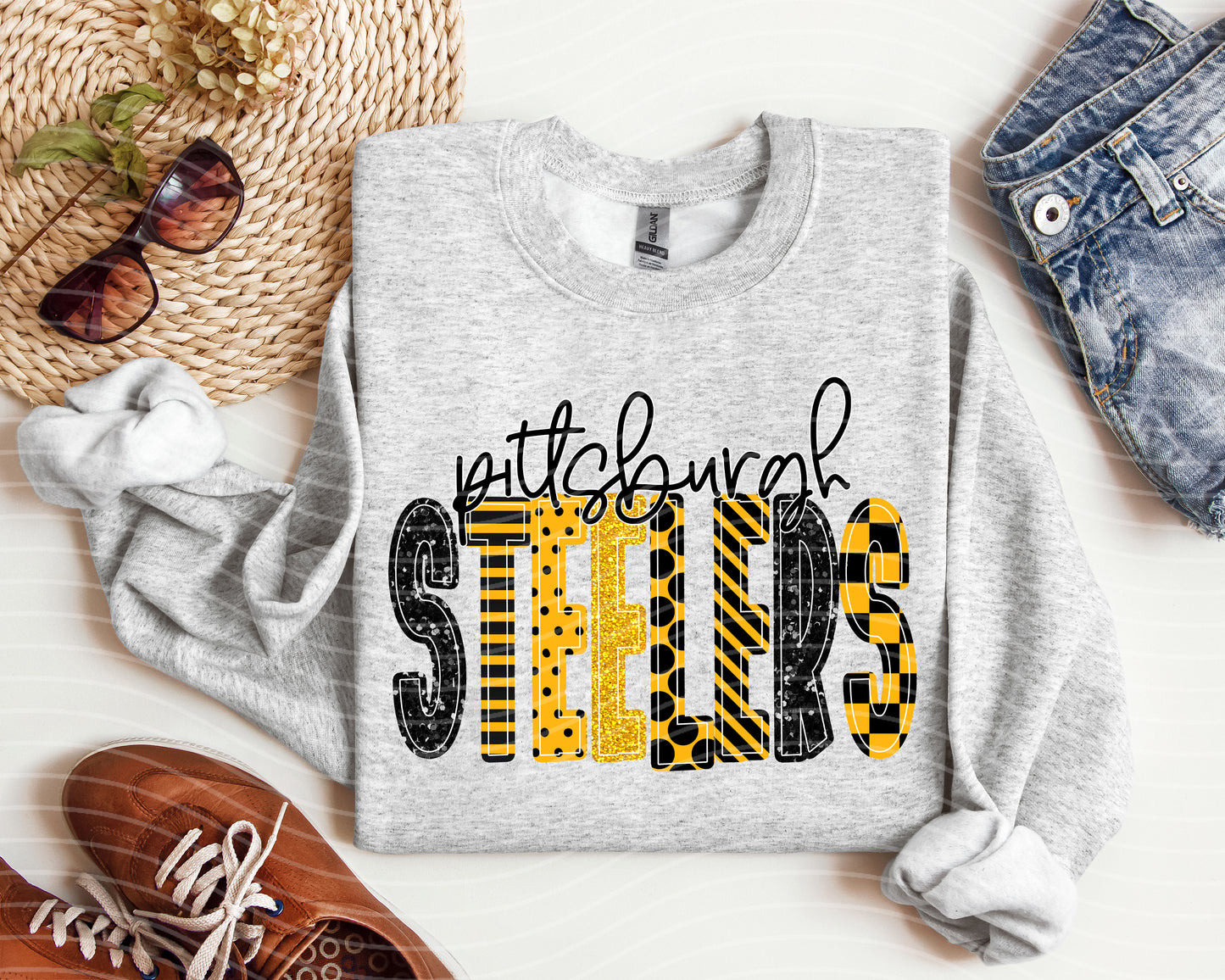 Steelers Mixed Font Graphic Tee