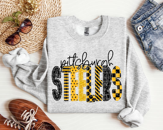 Steelers Mixed Font Graphic Tee