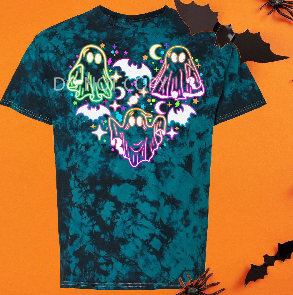 Neon Ghosts Graphic Tee