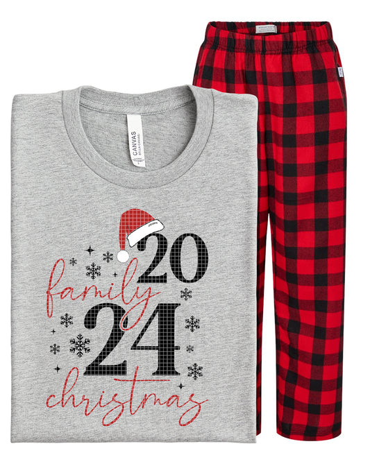 Family Christmas 2024 Graphic Tee