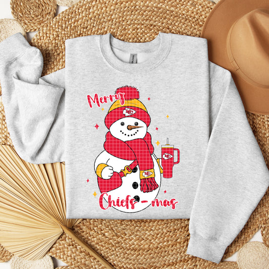 Merry Cheifs-mas Snowman Graphic Tee