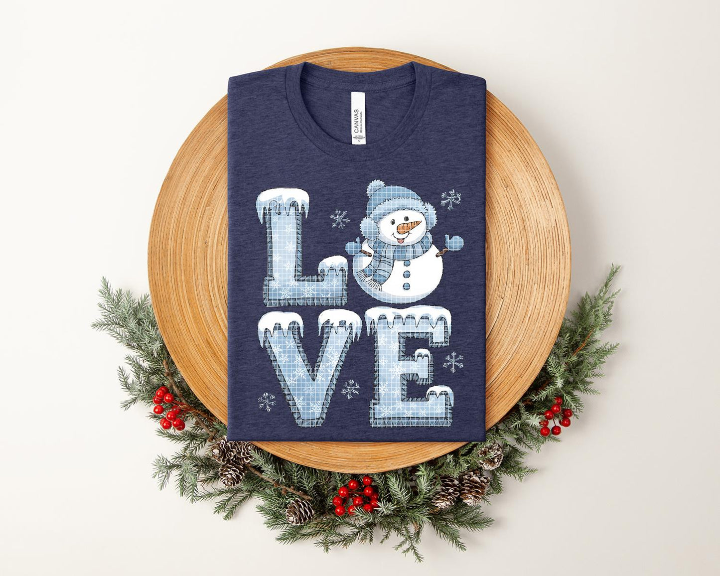 Snowman Love Graphic Tee