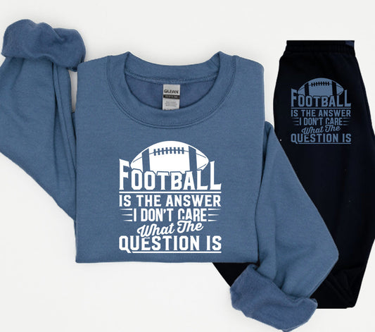 Football Is The Answer Graphic Tee Graphic Tee