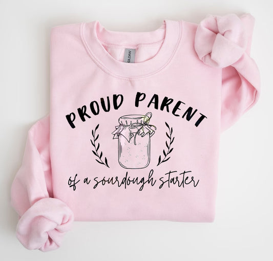 Proud Parent of a Sourdough Starter Graphic Tee