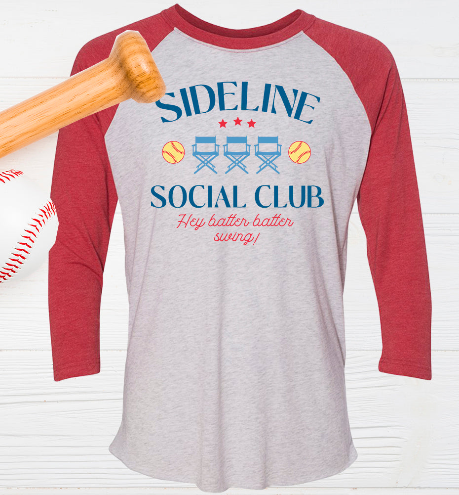 Sideline Social Club Softball Graphic Tee