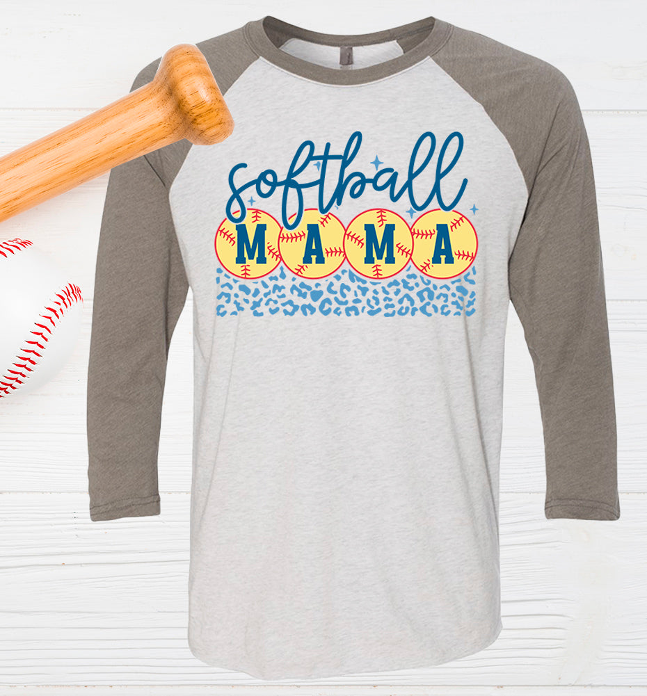 Softball Mama Softball Graphic Tee