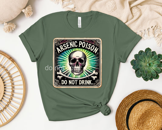 Arsenic Poison Label Graphic Tee