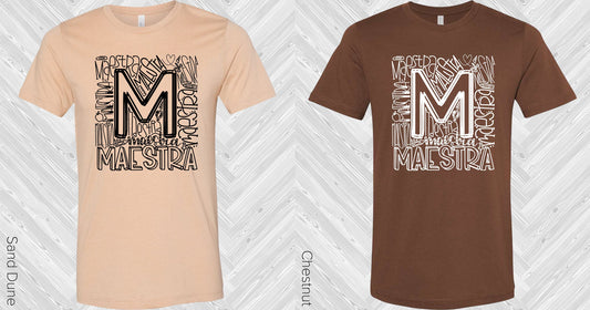 Maestra Subway Art Graphic Tee Graphic Tee