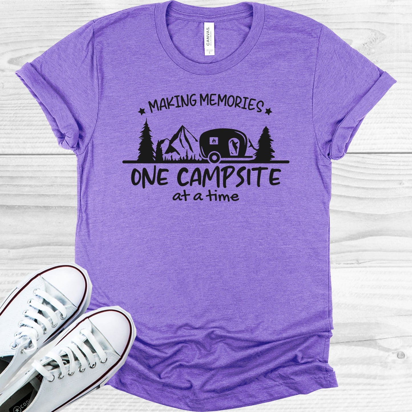 Making Memories One Campsite At A Time Graphic Tee Graphic Tee