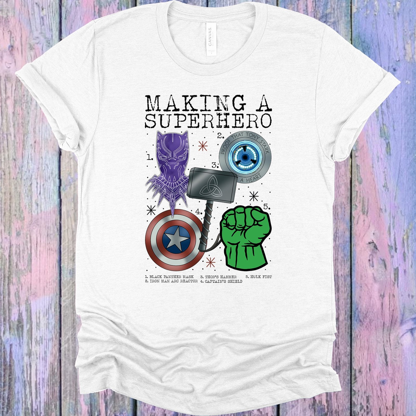 Making A Superhero Graphic Tee Graphic Tee