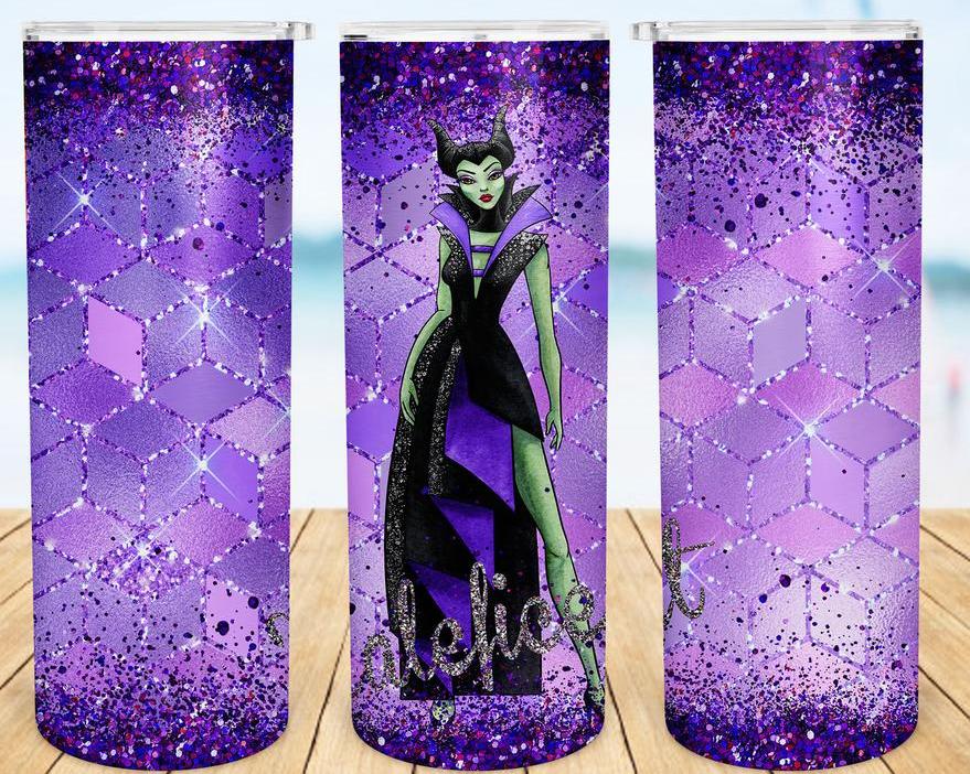 Malificent 20 Oz Skinny Tumbler