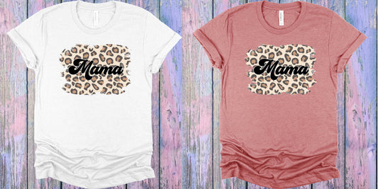 Mama Leopard Graphic Tee Graphic Tee