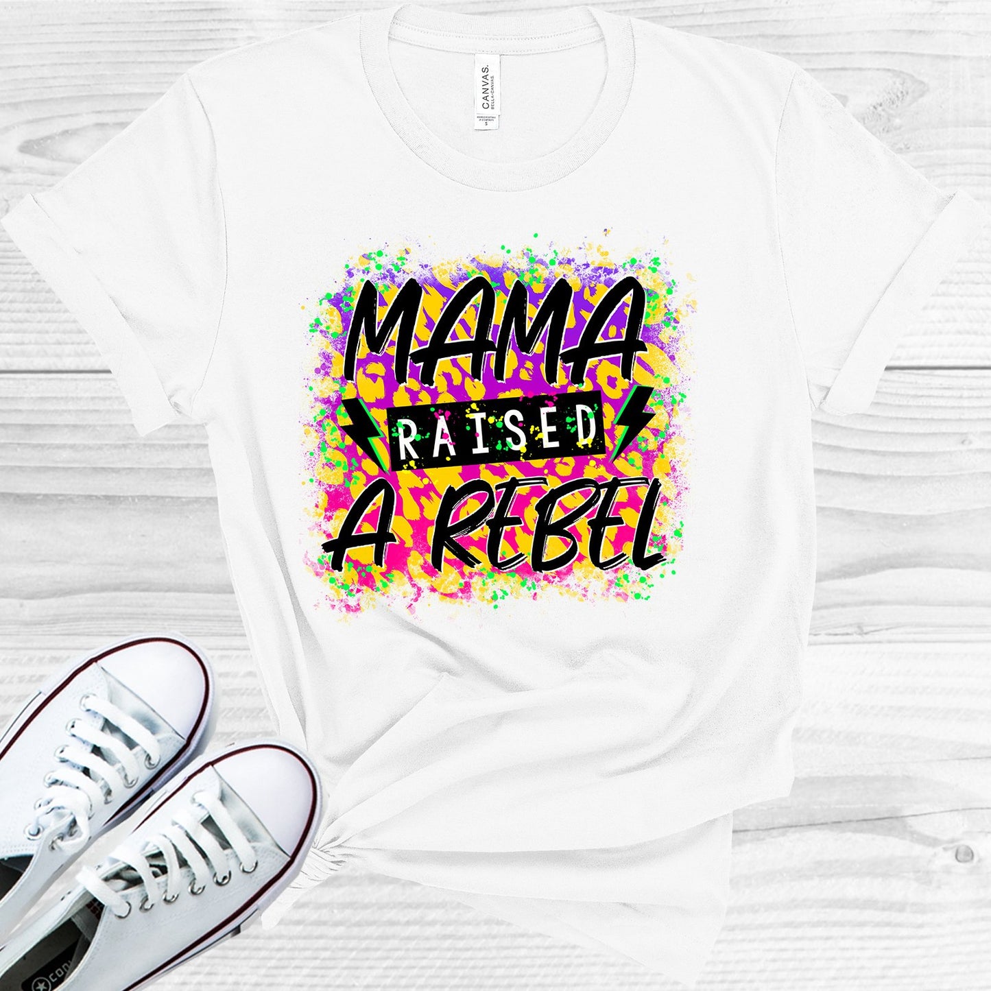 Mama Raised A Rebel Graphic Tee Graphic Tee