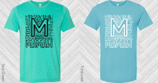 Mamaw Subway Art Graphic Tee Graphic Tee
