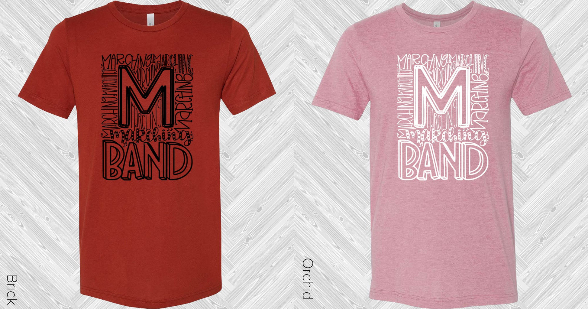 Marching Band Subway Art Graphic Tee Graphic Tee