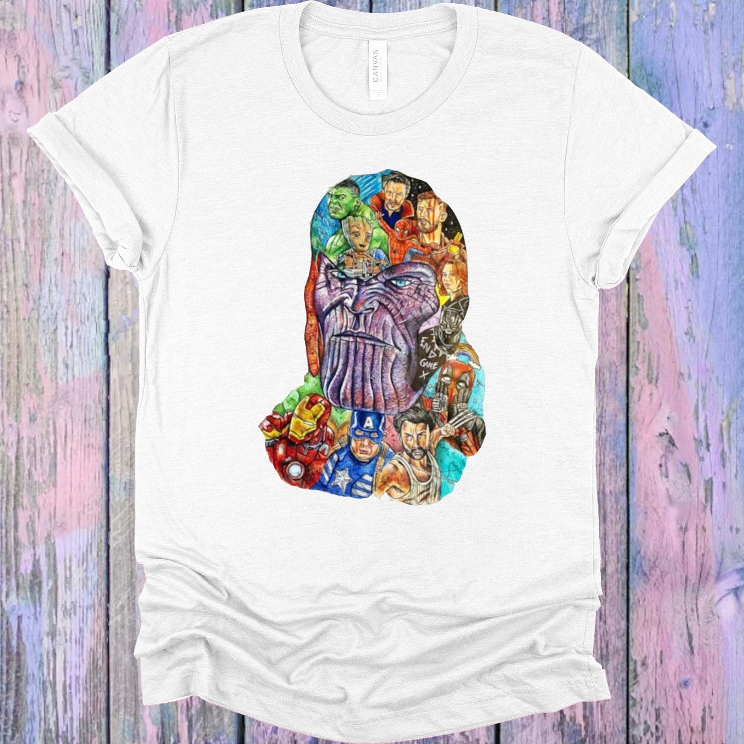 Marvel Collage Graphic Tee Graphic Tee