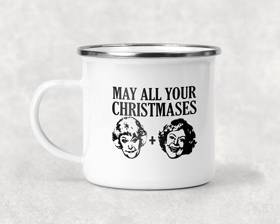 May All Your Christmases Bea White Mug Coffee