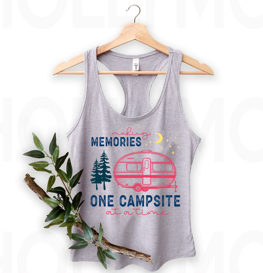 Making Memories One Campsite at a Time Graphic Tee