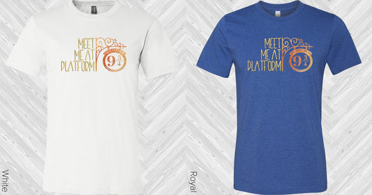 Meet Me At Platform 9 3/4 Graphic Tee Graphic Tee