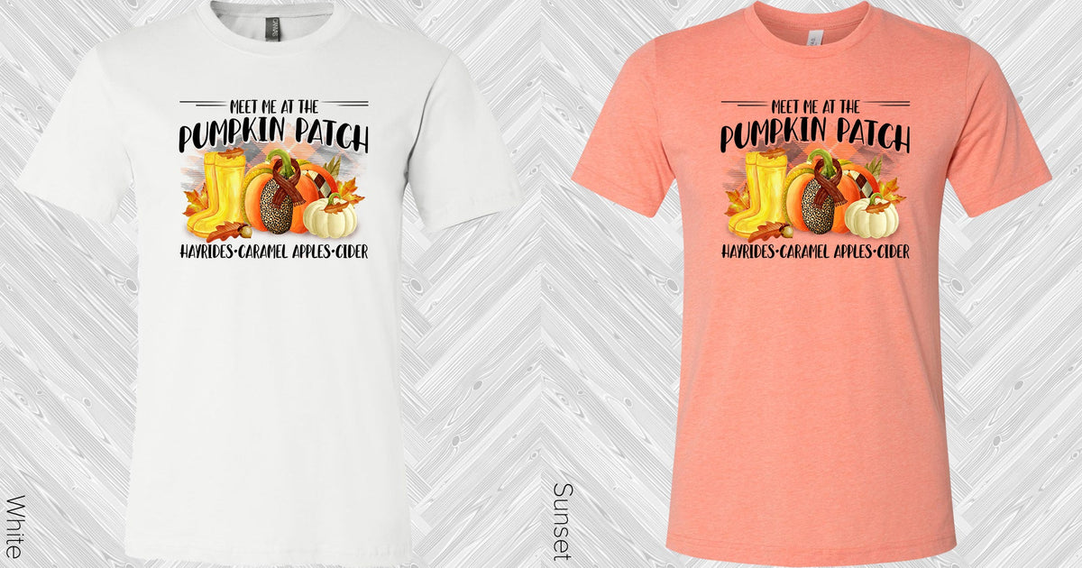 Meet Me At The Pumpkin Patch Graphic Tee Graphic Tee