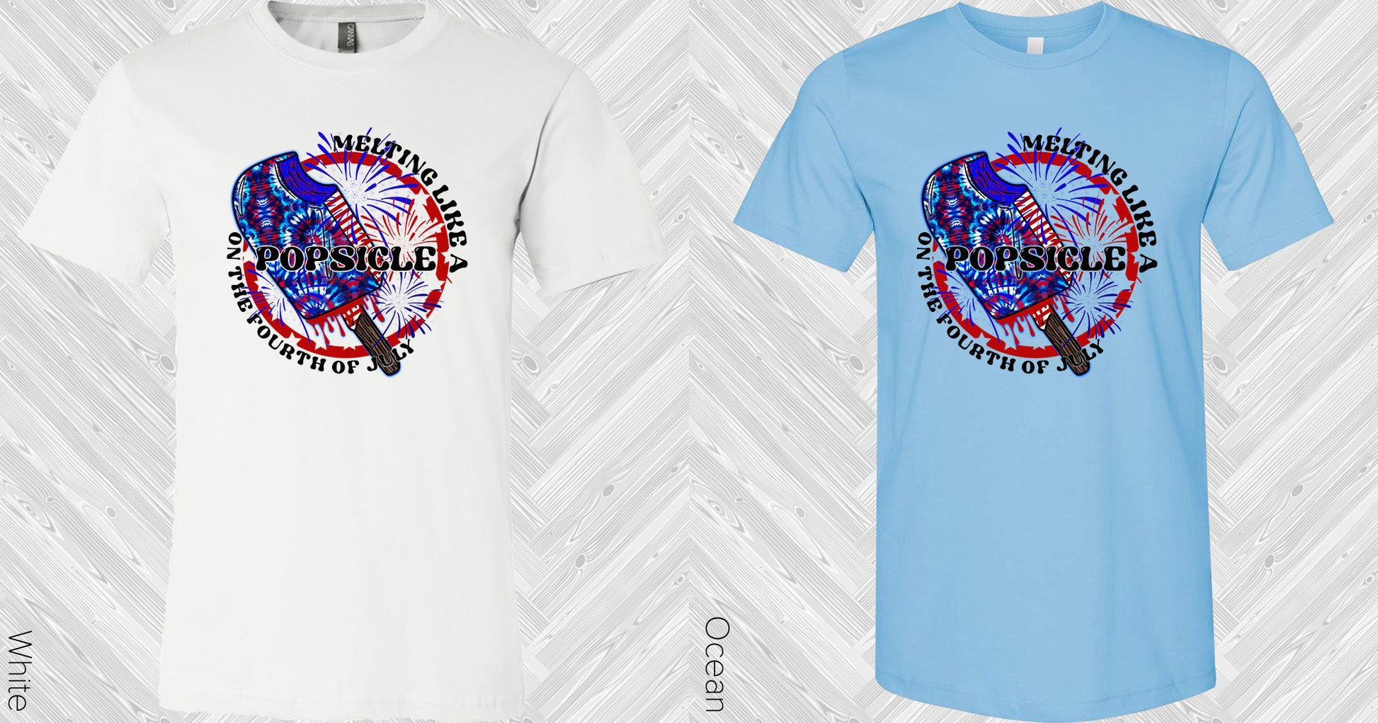 Melting Like A Popsicle On The Fourth Of July Graphic Tee Graphic Tee