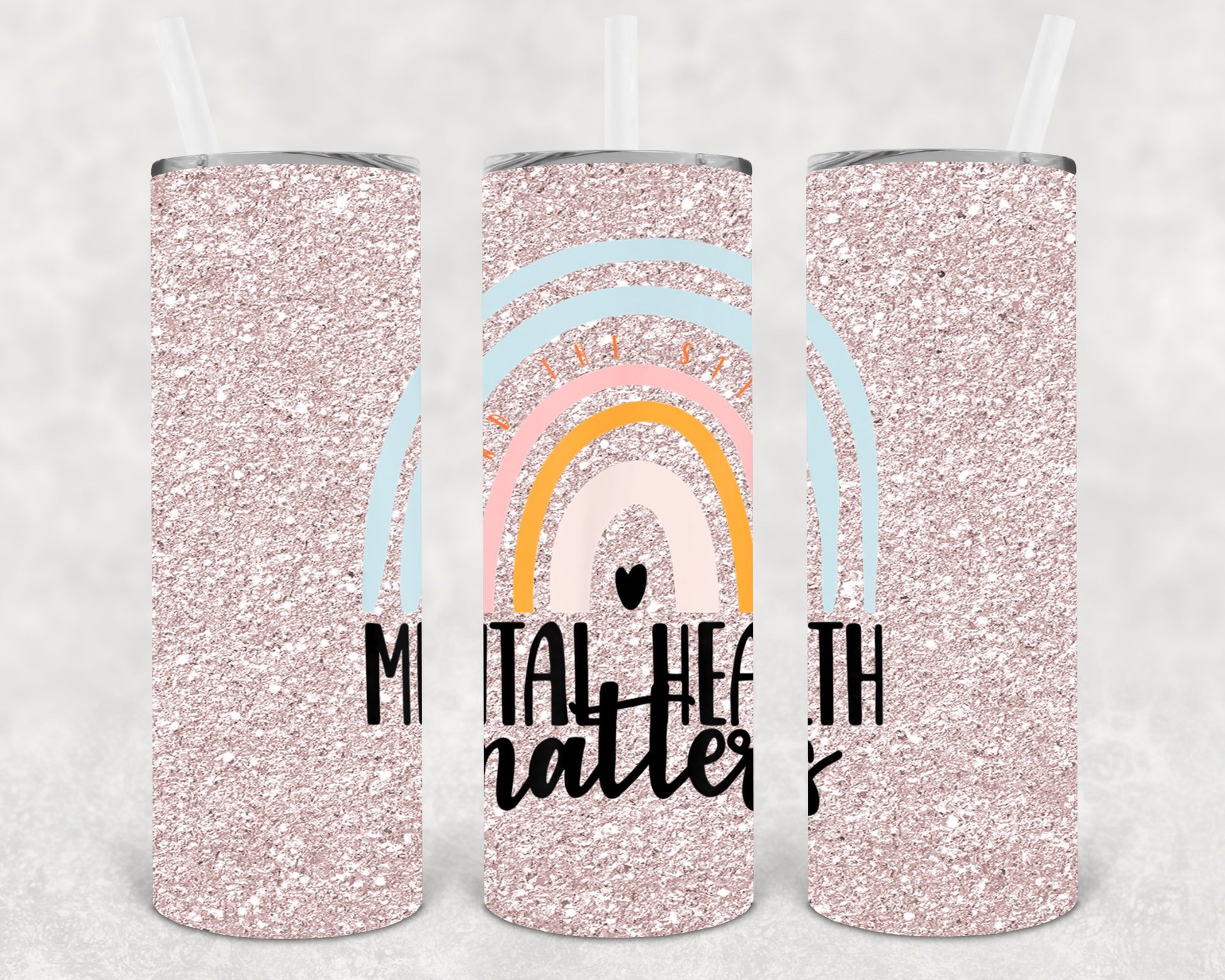 Mental Health Matters 20 Oz Skinny Tumbler
