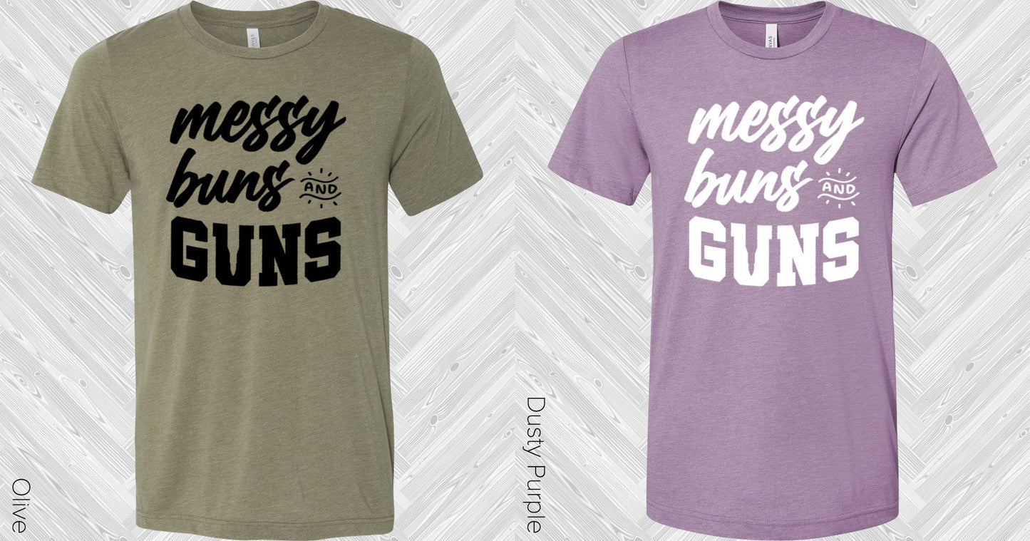 Merry Buns And Guns Graphic Tee Graphic Tee
