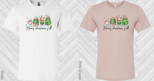 Merry Christmas Yall Graphic Tee Graphic Tee