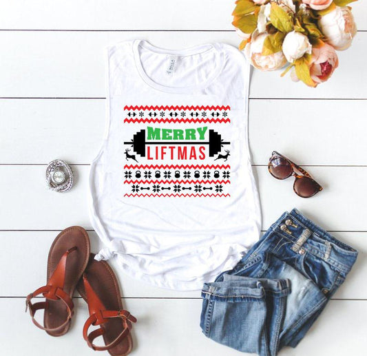 Merry Liftmas Graphic Tee Graphic Tee