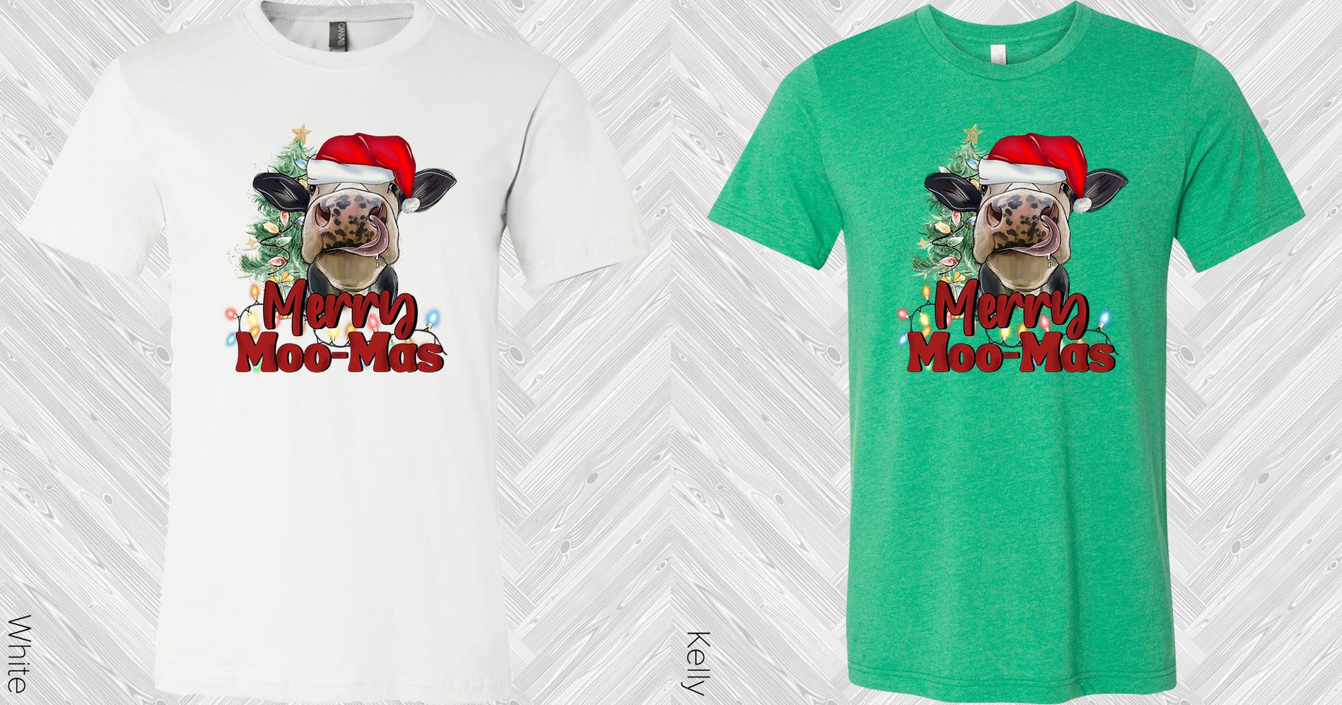 Merry Moo-Mas Graphic Tee Graphic Tee