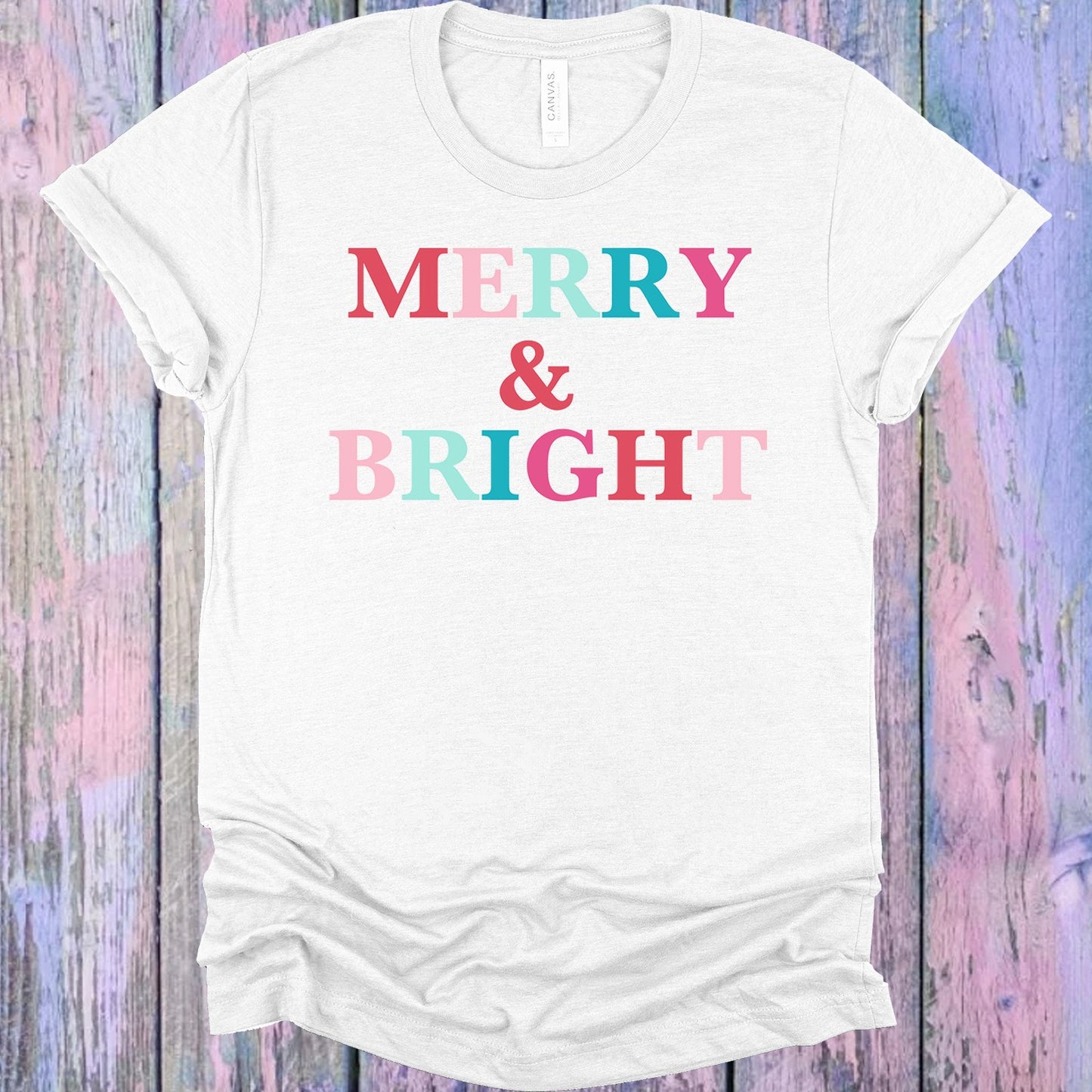 Merry And Bright Graphic Tee Graphic Tee