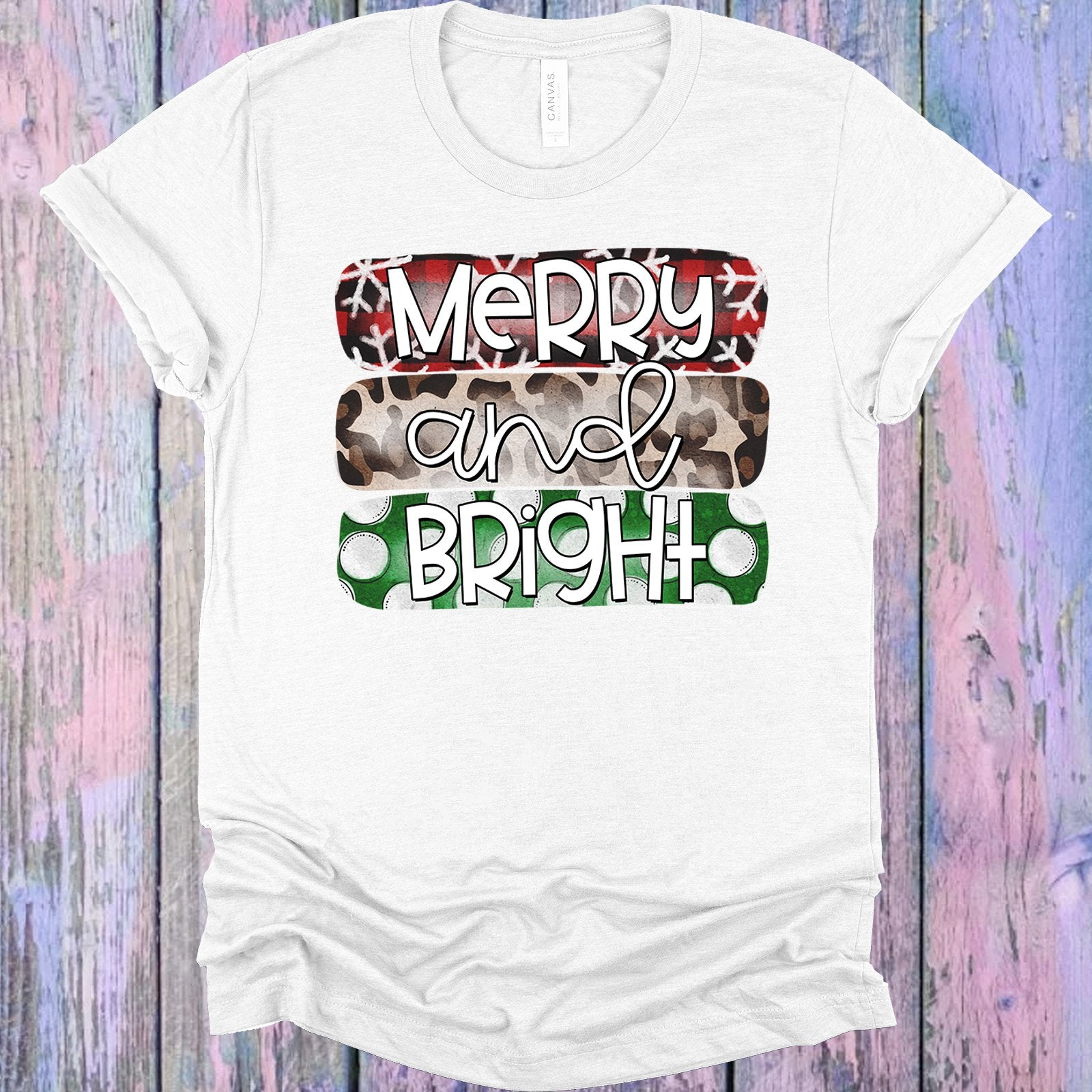 Merry And Bright Graphic Tee Graphic Tee
