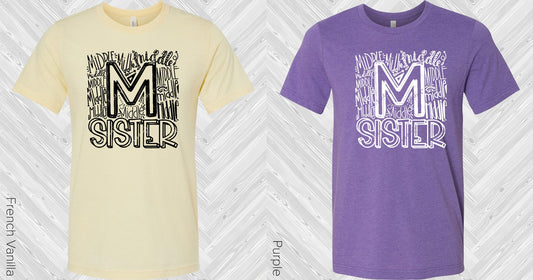 Middle Sister Subway Art Graphic Tee Graphic Tee