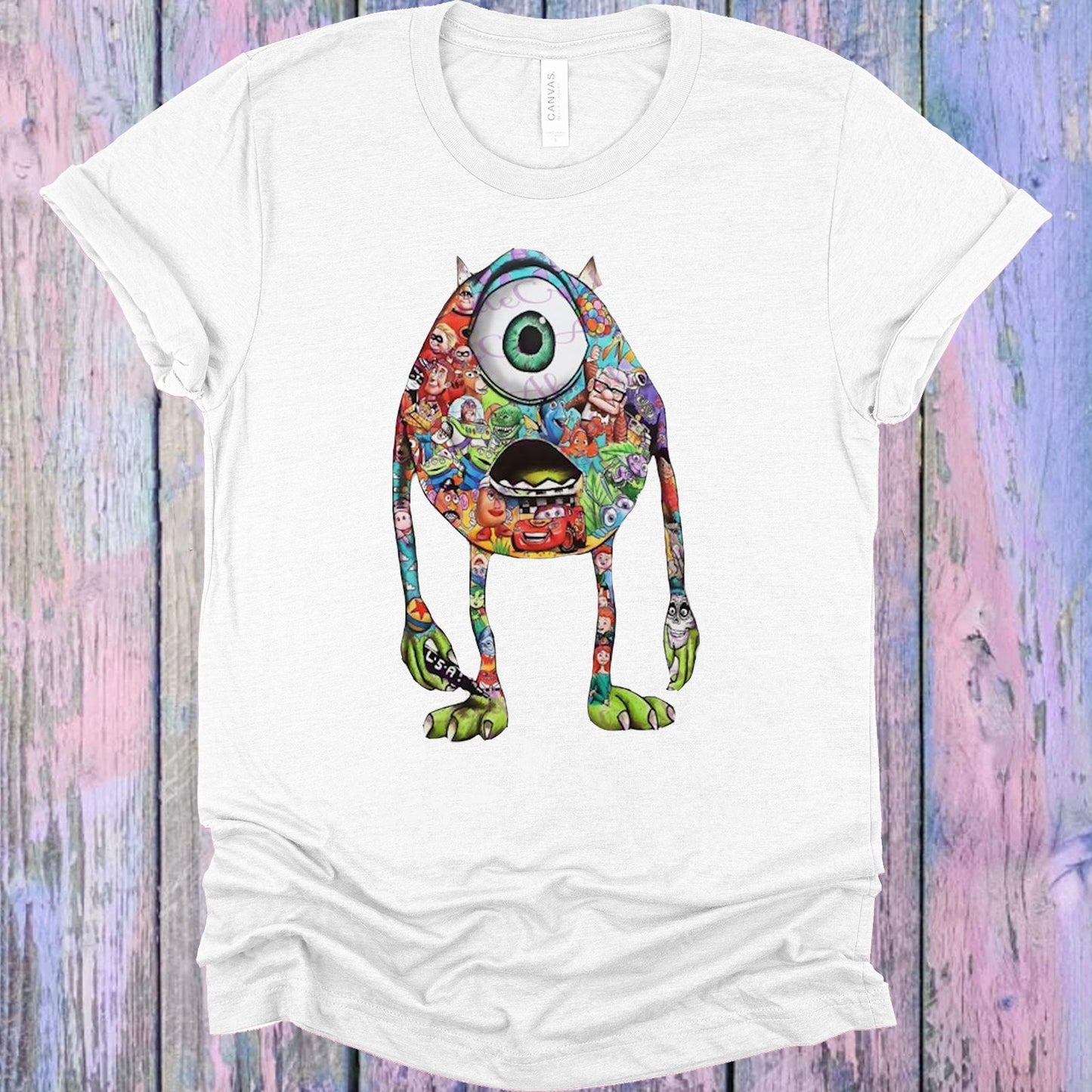 Mike Wazowski Collage Graphic Tee Graphic Tee