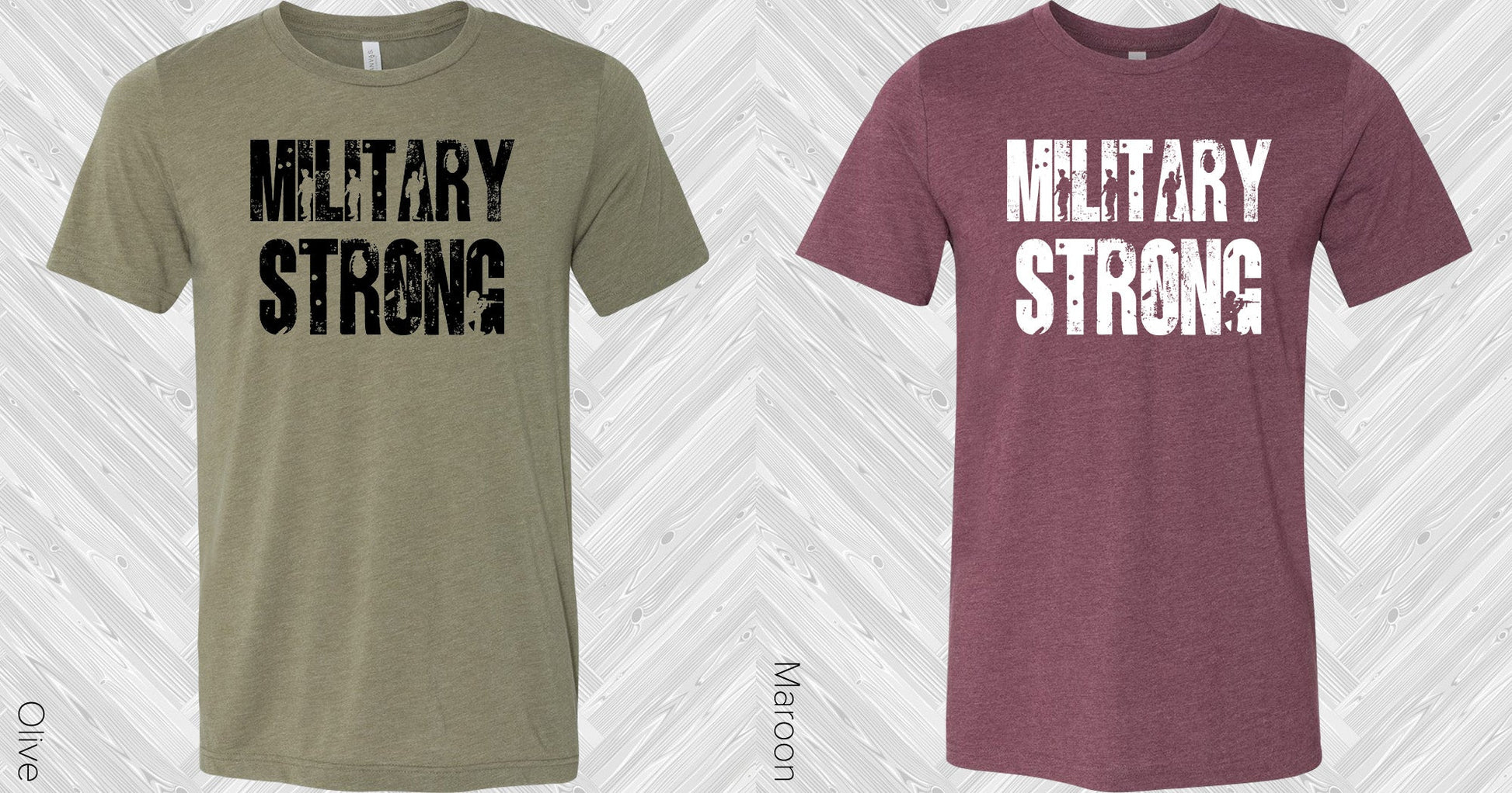 Military Strong Graphic Tee Graphic Tee