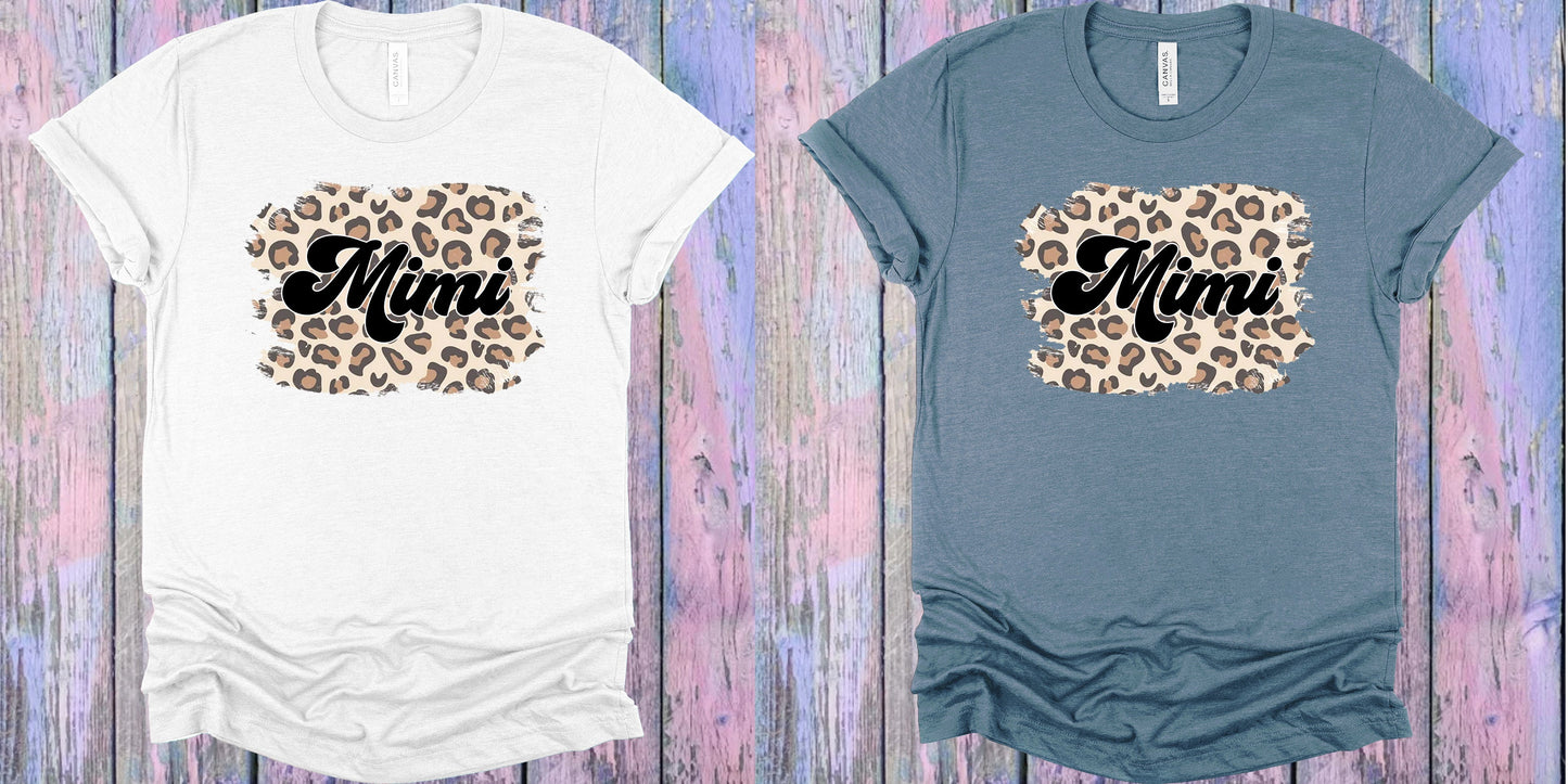 Mimi Leopard Graphic Tee Graphic Tee