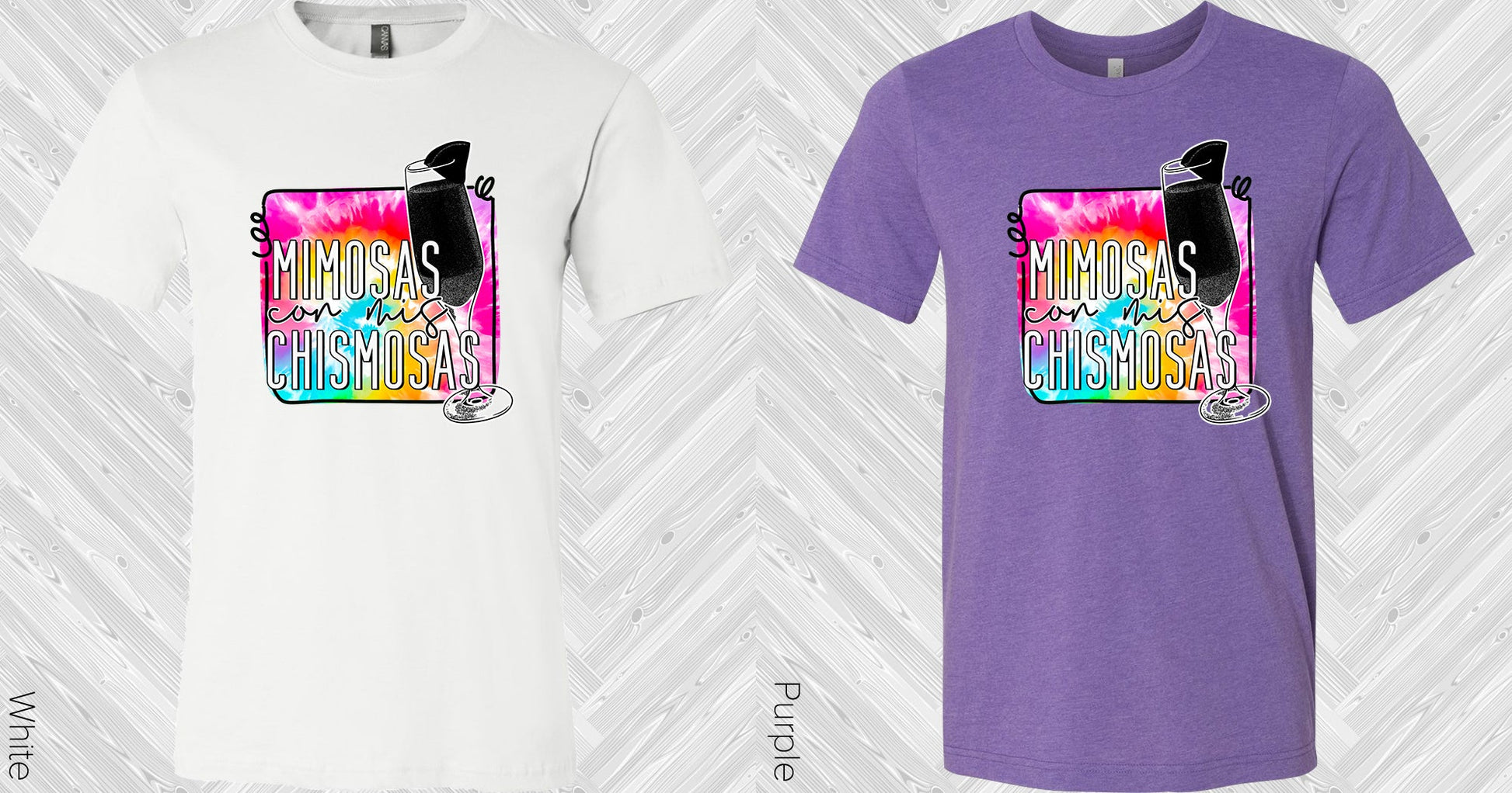 Mimosas Con Mis Chismosas Graphic Tee Graphic Tee