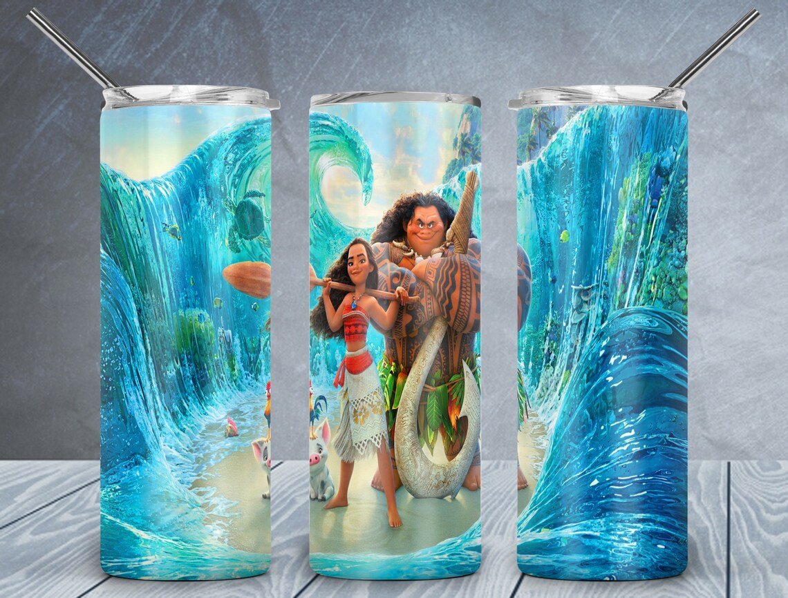 Moana 20 Oz Skinny Tumbler