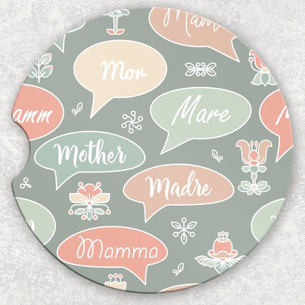 Car Coaster Set - Mom Names