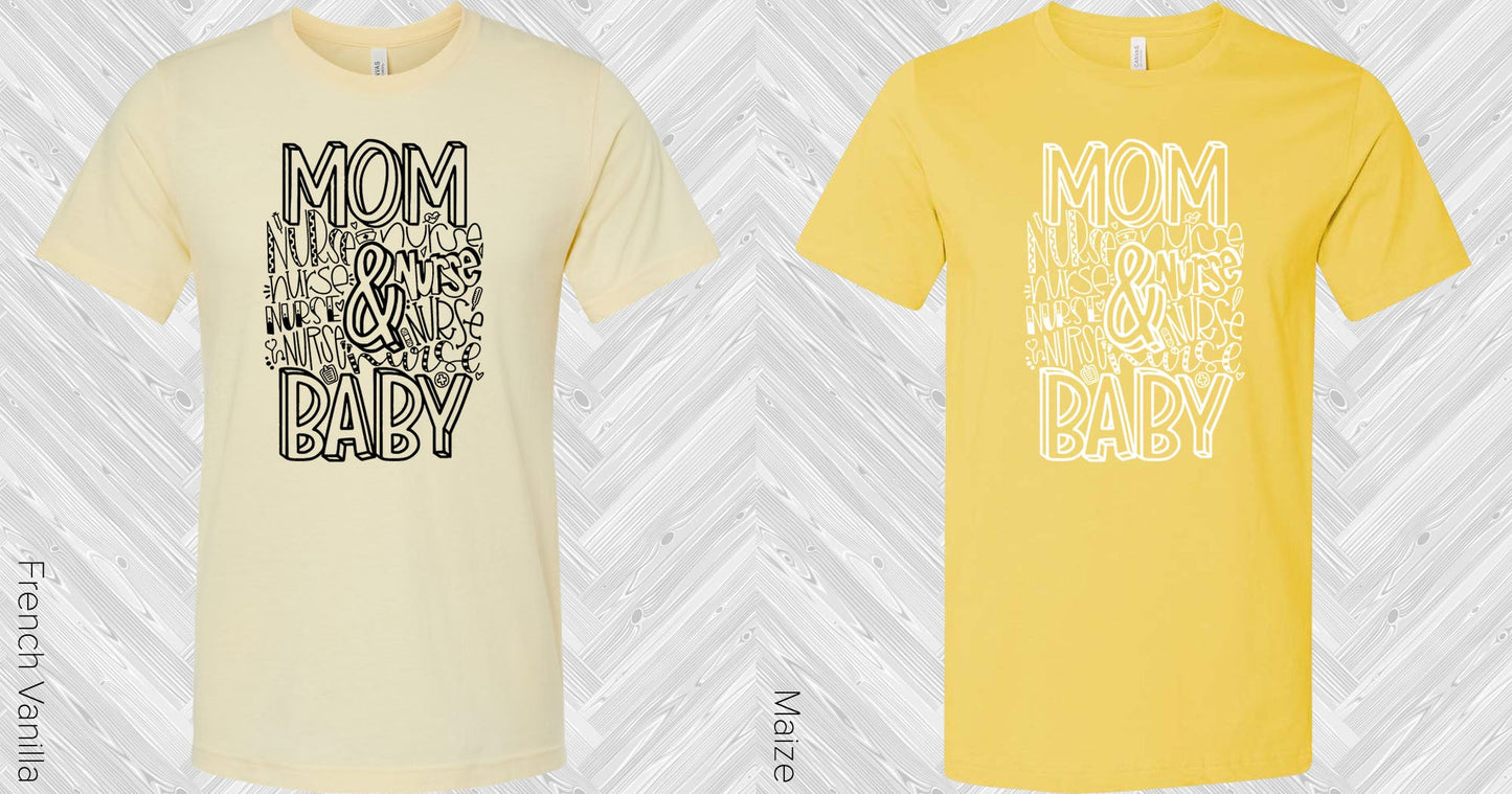 Mom & Baby Subway Art Graphic Tee Graphic Tee