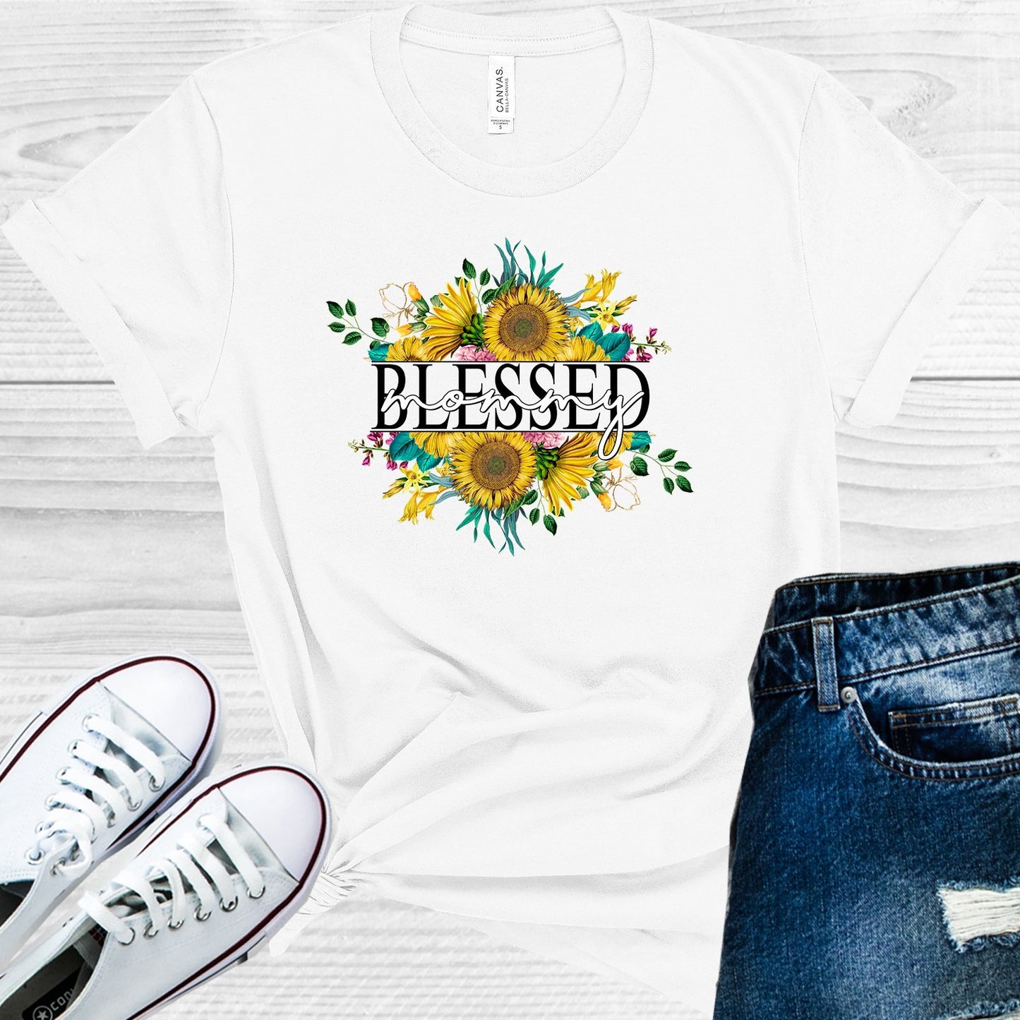 Blessed Mommy Graphic Tee Graphic Tee
