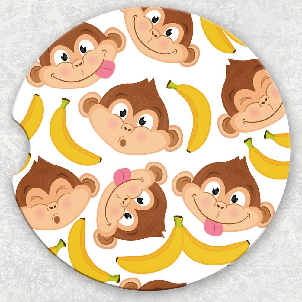 Car Coaster Set - Monkeys